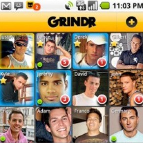 L'application de rencontres Grindr disponible sur les téléphones Android
