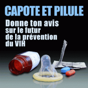 Un questionnaire en ligne <I>Capote et pilule</I>
