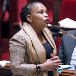 Christiane Taubira défend avec force le mariage pour tous à l'Assemblée