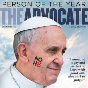 Le pape personnalit de l'anne pour le magazine gay The Advocate