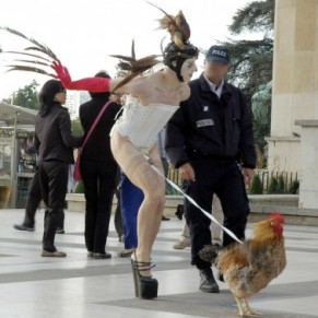 Un danseur transgenre devant le tribunal pour une performance le sexe relié à un coq