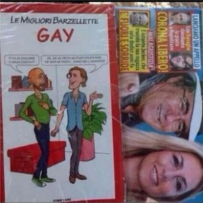 Un recueil de blagues homophobes vendu en supplment d'un magazine fait scandale - Italie