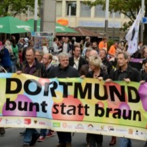 Provocation de nonazis lors de la gay pride de Dortmund - Allemagne