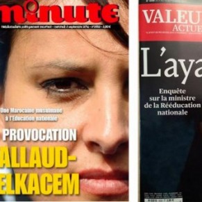Najat Vallaud-Belkacem objet d'attaques racistes de la presse d'extrme droite