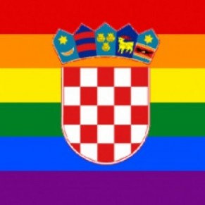 Premire union civile d'un couple gay  Zagreb - Croatie