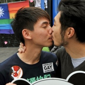 Grande manifestation pour le mariage homosexuel  Taiwan - Asie