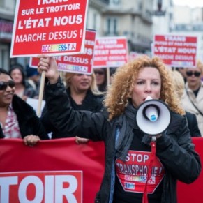 Les prostitu(e)s ont manifest  Paris contre la pnalisation de la prostitution