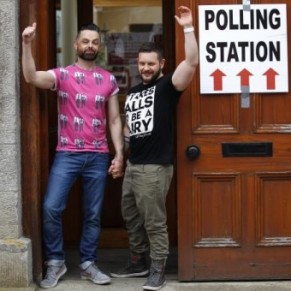 L'Irlande dit oui au mariage homosexuel  plus de 62%