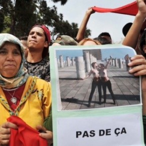 1.500 manifestants contre l'action des Femen en faveur de la dpnalisation de l'homosexualit - Maroc