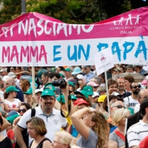 Des milliers d'opposants aux unions civiles attendus  Rome - Italie