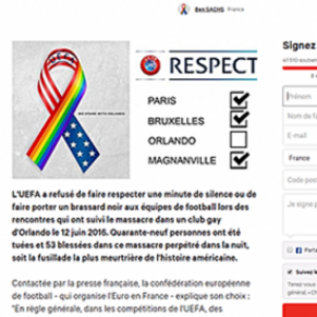 Une ptition en ligne rclame  l'UEFA un hommage pour les victimes d'Orlando