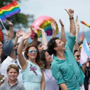 Justin Trudeau et la classe politique canadienne  la Gay pride de Montral - Canada