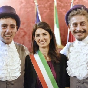 La nouvelle maire de Rome clbre sa premire union civile gay - Italie
