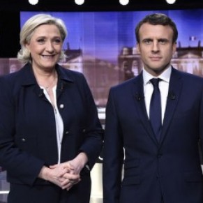 Marine Le Pen instrumentalise les droits LGBT dans son face  face avec Emmanuel Macron - Prsidentielle 