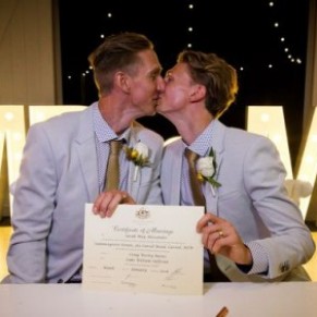 Premires unions aprs la lgalisation des mariages gay - Australie