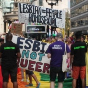 La London Pride perturbe par un groupe de lesbiennes anti-trans - Grande-Bretagne