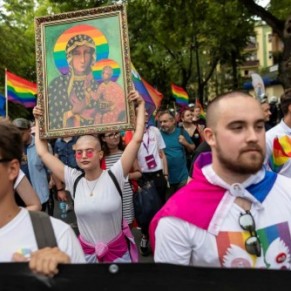 Gay Pride sous haute scurit  Plock - Pologne 