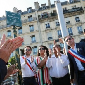La ville de Paris inaugure un Jardin Marielle Franco en prsence de sa famille - Mmoire 