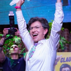 Une femme lesbienne lue pour la premire fois maire de la capitale Bogota - Colombie 