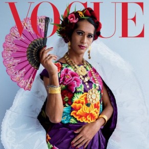 Une indigne du troisime sexe en couverture de Vogue  - Mexique 