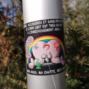 Un jardin ddi  des activistes LGBT vandalis par des homophobes  - Metz