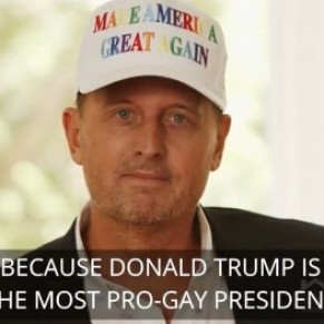 Lquipe de campagne de Trump le qualifie de <I>prsident le plus pro-gay de lhistoire amricaine</I>  - Etats-Unis / Prsidentielle 