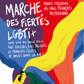 4.500 personnes dfilent  Rennes - Gay Pride 