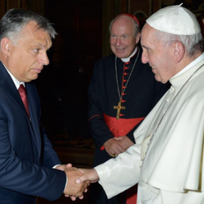 En dsaccord avec Orban, le pape va faire un passage-clair en Hongrie  - Orban / Franois  